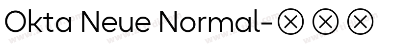 Okta Neue Normal字体转换